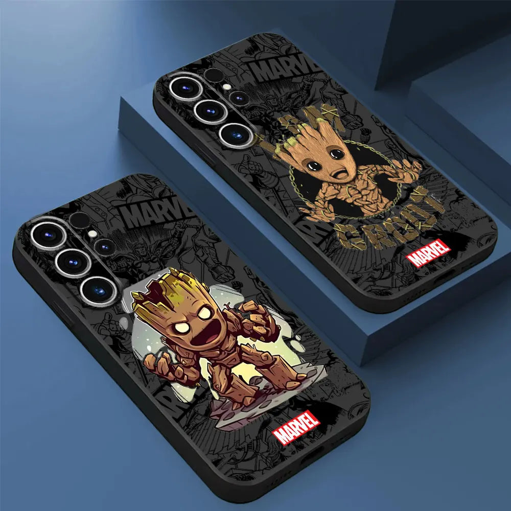 Coque souple Marvel Groot Baby pour Samsung Galaxy