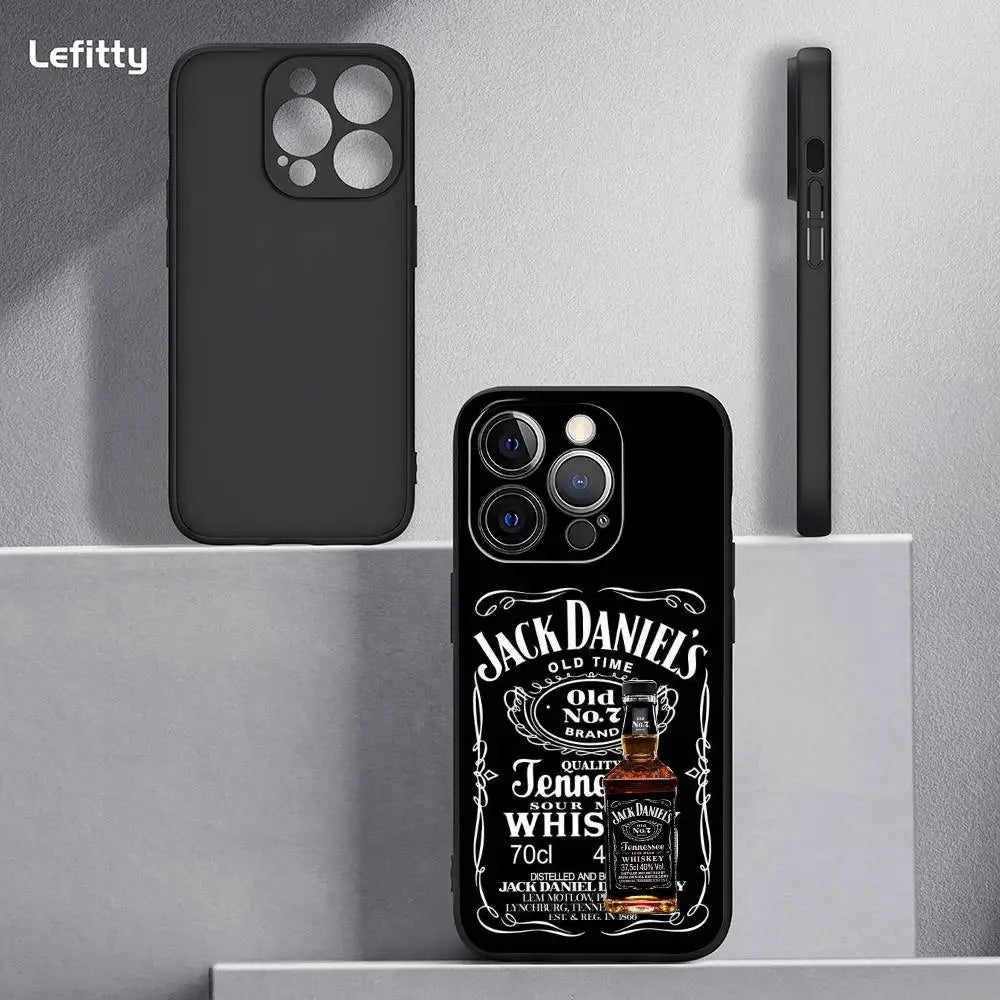 Coque de téléphone rétro classique J-Jack Daniels pour iPhone