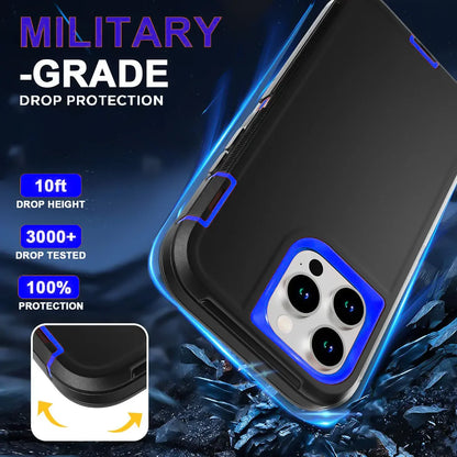 Coque de protection antichoc pour iPhone avec support
