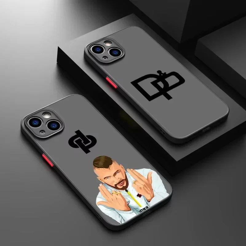 Coque de téléphone JuL pour iPhone - Finition translucide givrée