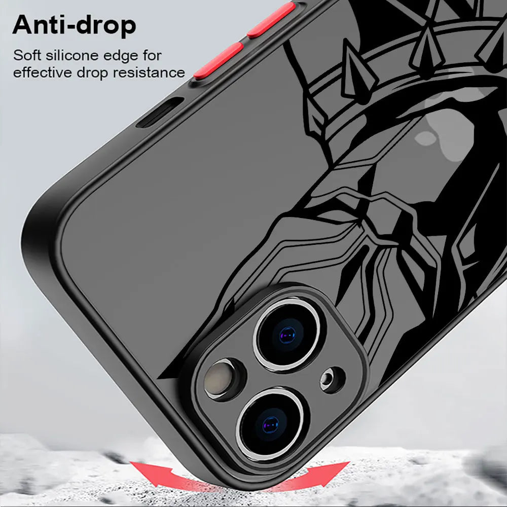 Coque mate transparente pour iPhone