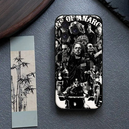 Coque de téléphone inspirée de la série télévisée américaine Sons of Anarchy pour iPhone