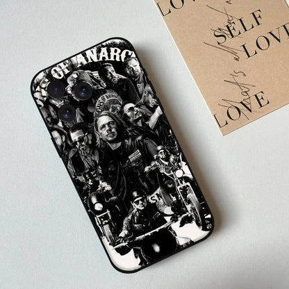Coque de téléphone inspirée de la série télévisée américaine Sons of Anarchy pour iPhone