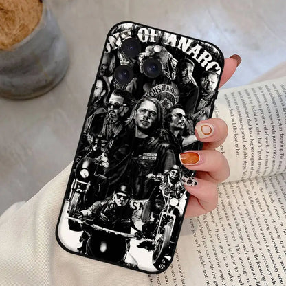 Coque de téléphone inspirée de la série télévisée américaine Sons of Anarchy pour iPhone