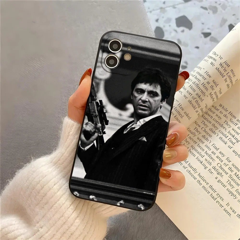 Coque de téléphone T-Tony M-Montana S-Scarface pour iPhone