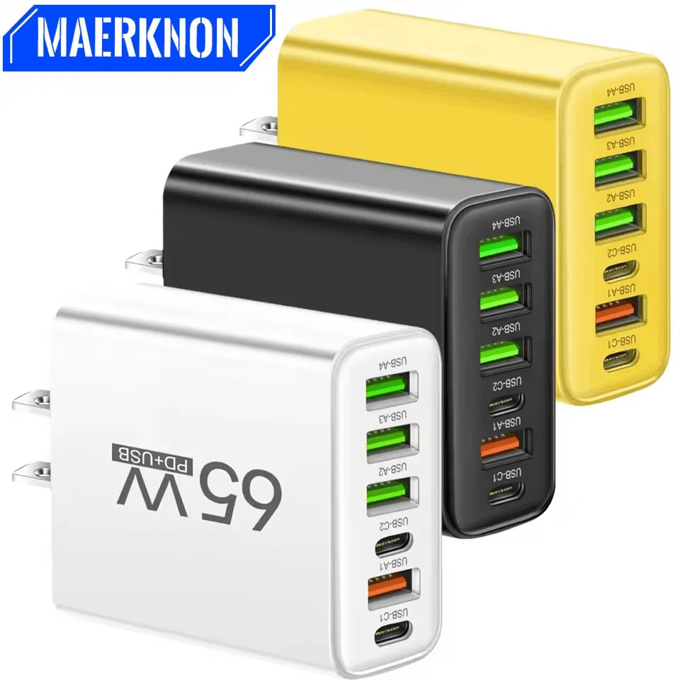 Chargeur USB multiport 65 W