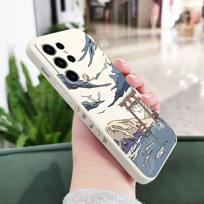 Étui de téléphone Snowy Gate pour Samsung