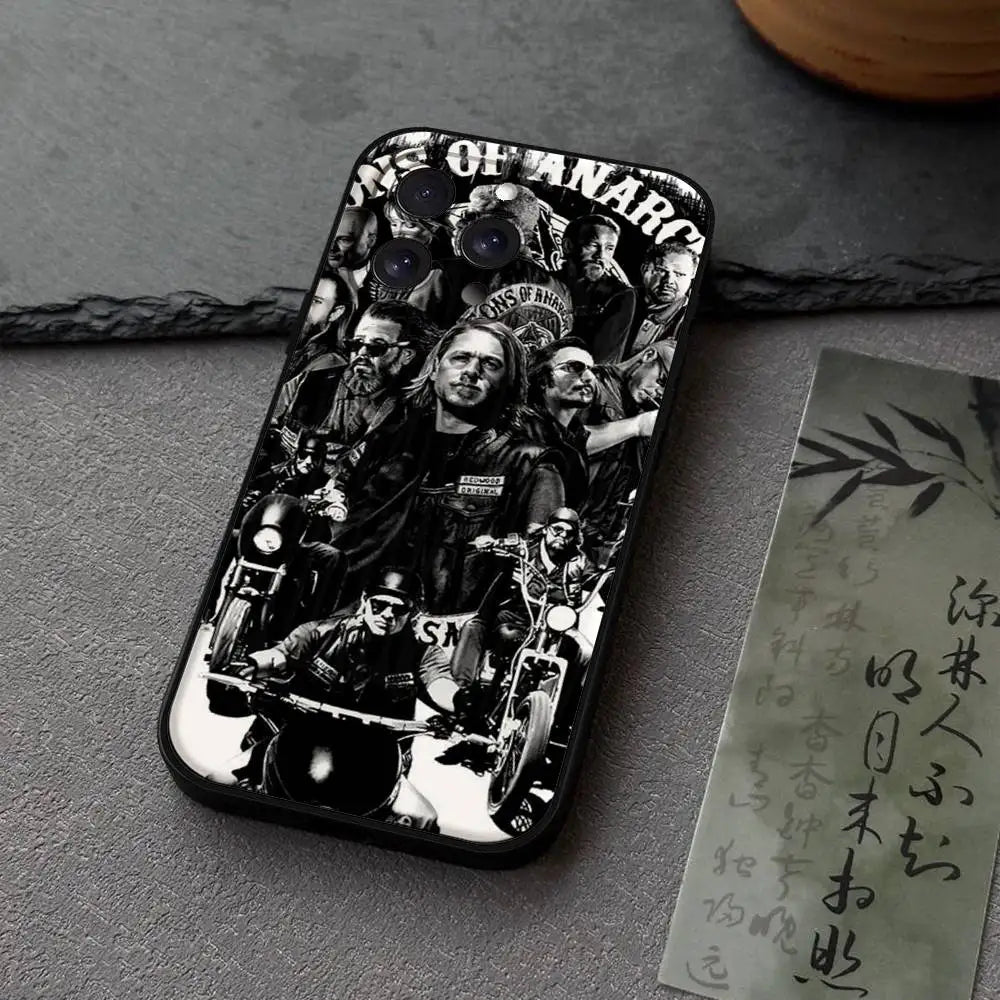 Coque de téléphone inspirée de la série télévisée américaine Sons of Anarchy pour iPhone