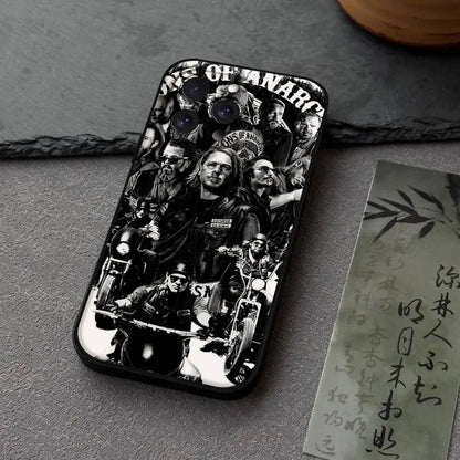 Coque de téléphone inspirée de la série télévisée américaine Sons of Anarchy pour iPhone