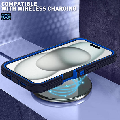 Coque de protection antichoc pour iPhone avec support