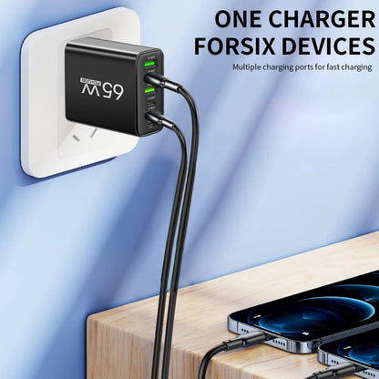 Chargeur USB multiport 65 W