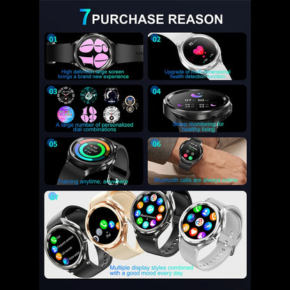 Montre connectée 2025 compatible Android et iOS.