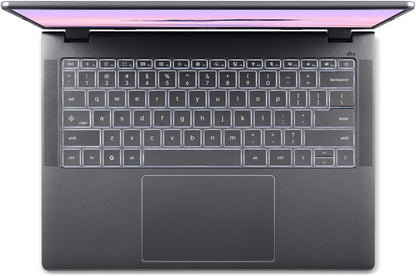 Chromebook plus 514 I PC Portable 14" LCD| Intel Core 3 N355 | 8 Go RAM | 128 Go Emmc | Chromeos I Clavier FR AZERTY I Gris I CB514-6H-35T7
