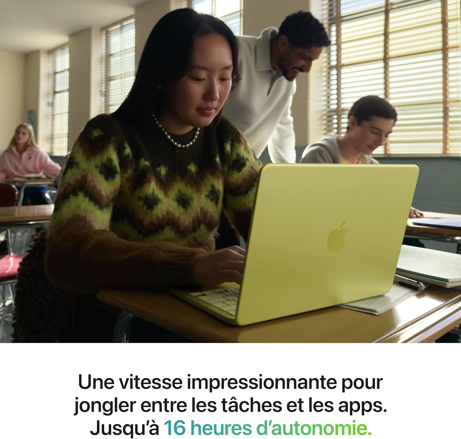 Macbook Neo 13″ 2026 Portable Avec Puce A18 Pro : Conçu Pour L’Ia Et  Intelligence, Écran Liquid Retina, Mémoire Unifiée 8 Go, SSD 256 Go, Caméra Facetime HD 1080P ; Indigo