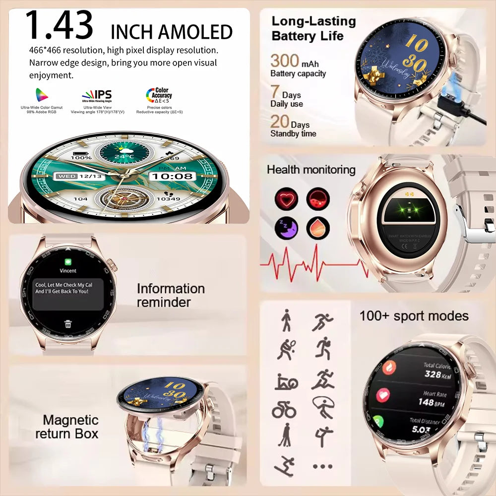 Montre connectée 2-en-1 avec écouteurs TWS intégrés (2026)