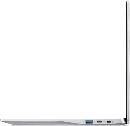 Chromebook 315 CB315-4H-C7R0, Ordinateur Portable 15,6'' Full HD, PC Portable (Intel Celeron N4500, RAM 4Go, 128Go Emmc, Intel UHD Graphics, Chromeos), Laptop Gris, Clavier AZERTY (Français)