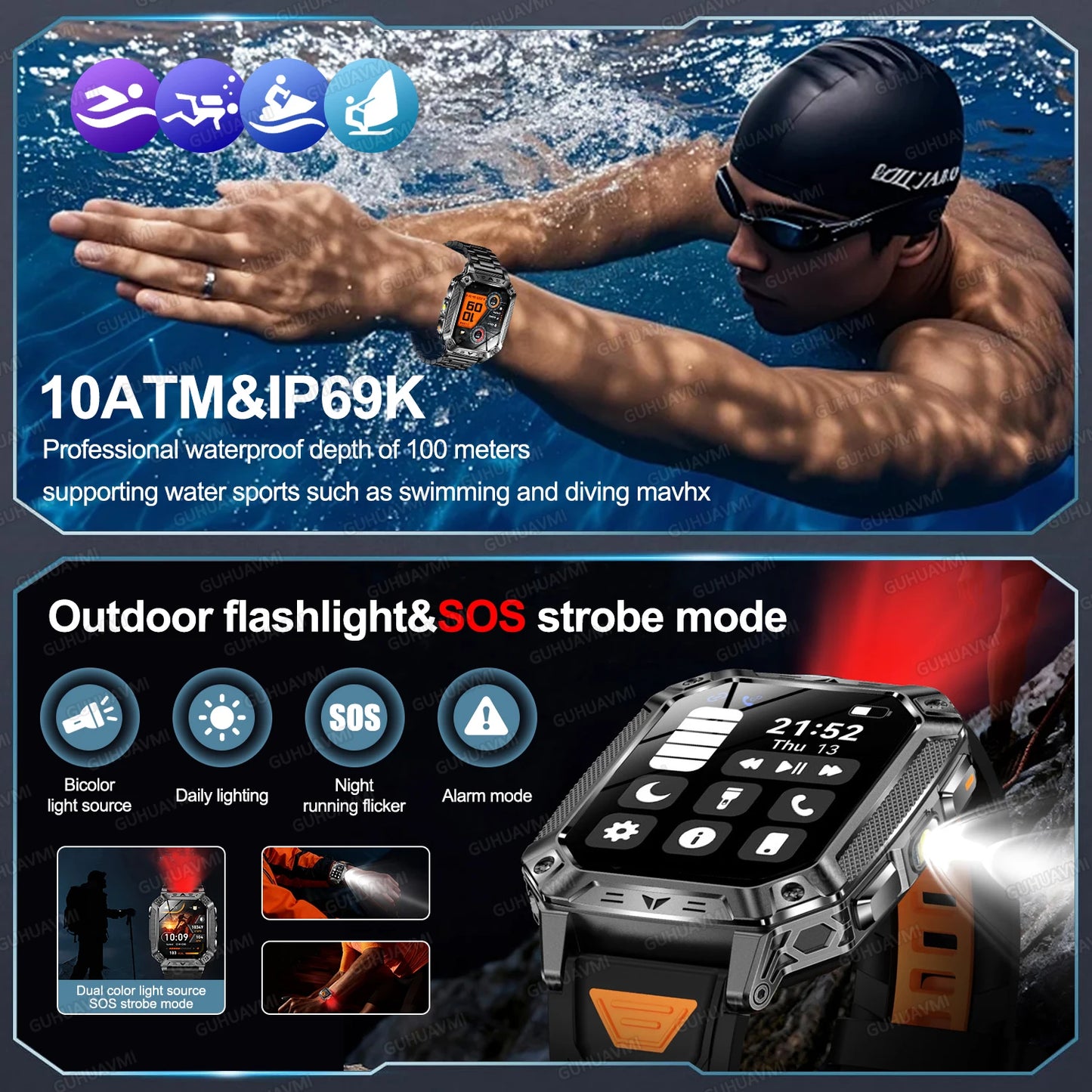 Montre connectée pour homme 2026