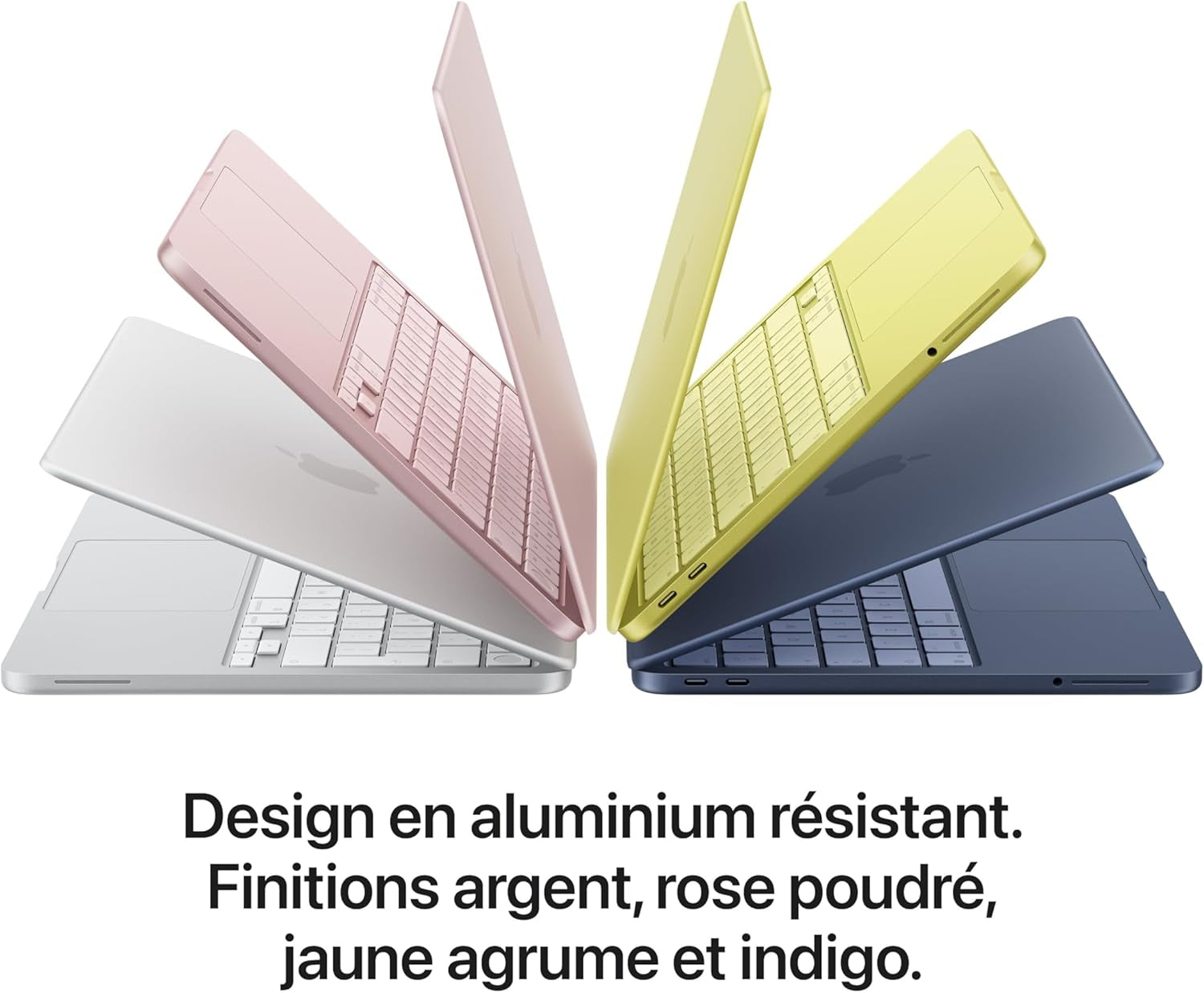 Macbook Neo 13″ 2026 Portable Avec Puce A18 Pro : Conçu Pour L’Ia Et  Intelligence, Écran Liquid Retina, Mémoire Unifiée 8 Go, SSD 256 Go, Caméra Facetime HD 1080P ; Rose Poudré