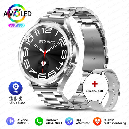 Montre connectée 2025 compatible Android et iOS.