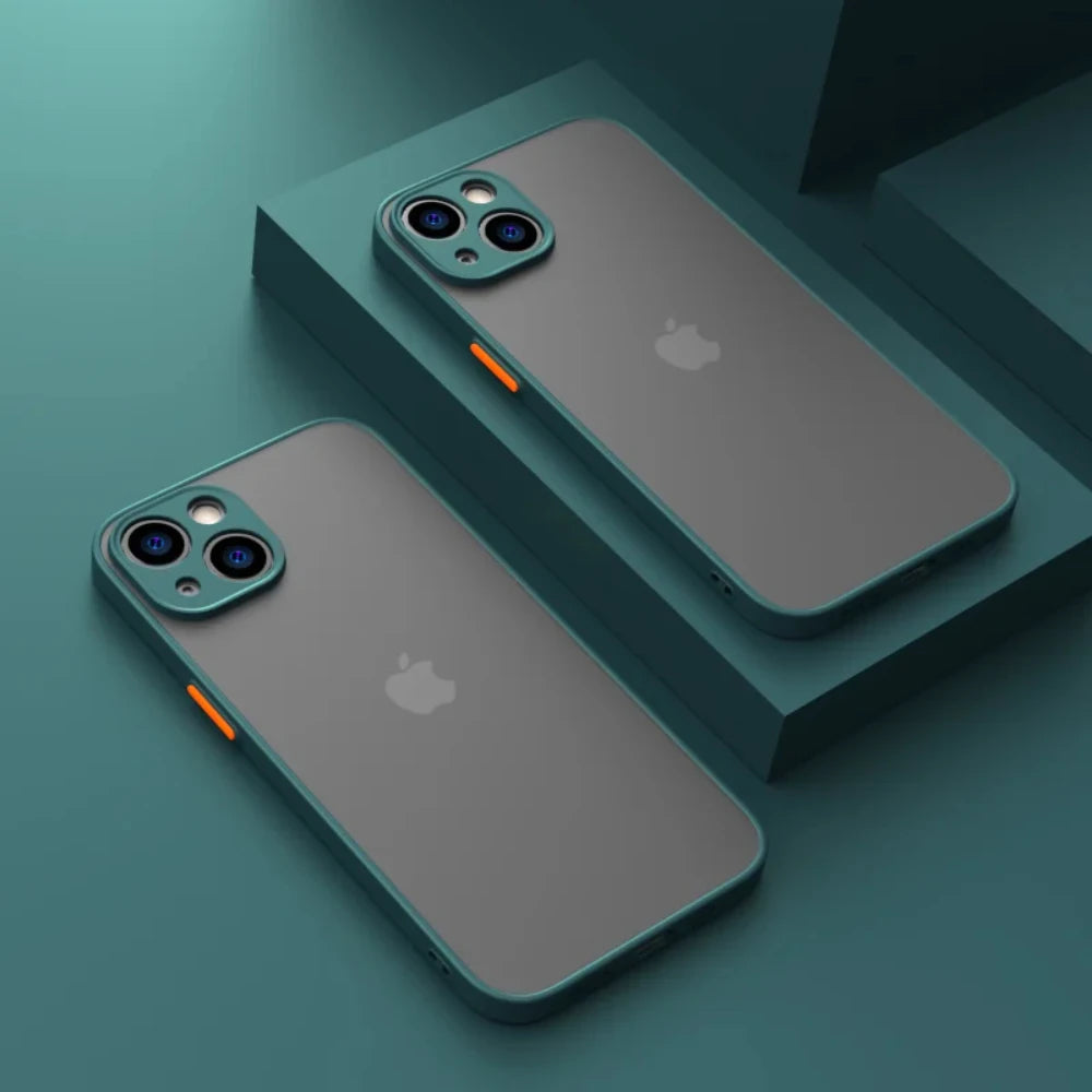 Coque mate antichoc pour iPhone