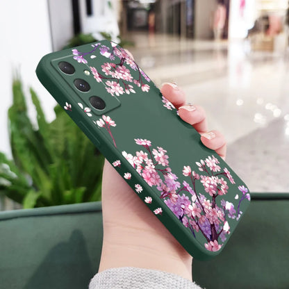 Coque de téléphone à motif fleurs tombantes pour Samsung
