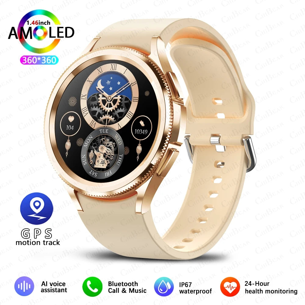 Montre connectée 2025 compatible Android et iOS.