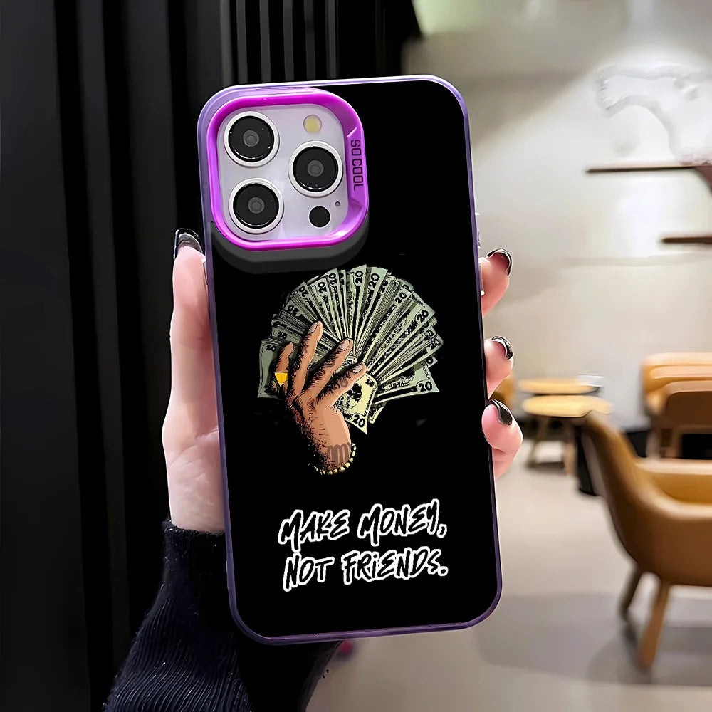 Coque de téléphone « Le temps c'est de l'argent » pour iPhone