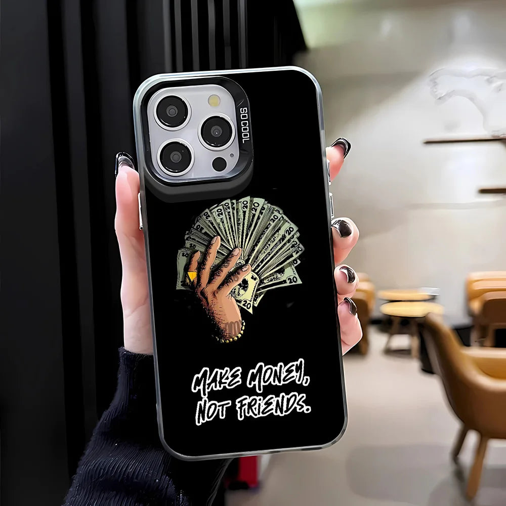 Coque de téléphone « Le temps c'est de l'argent » pour iPhone