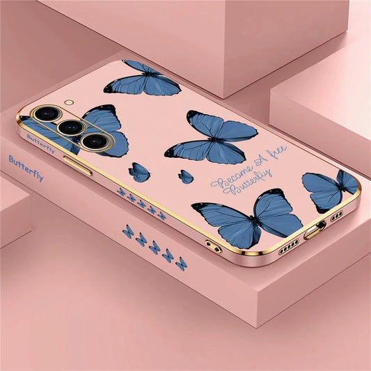 Étui de téléphone papillon pour Samsung Galaxy