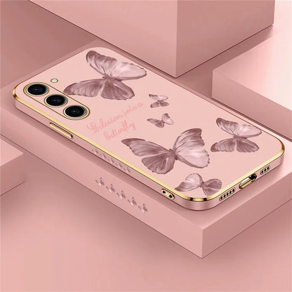 Étui de téléphone papillon pour Samsung Galaxy