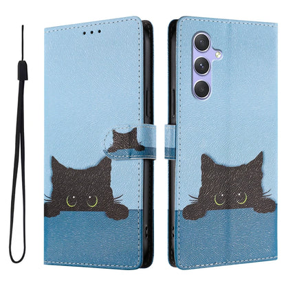 Étui portefeuille magnétique en cuir pour Samsung Galaxy