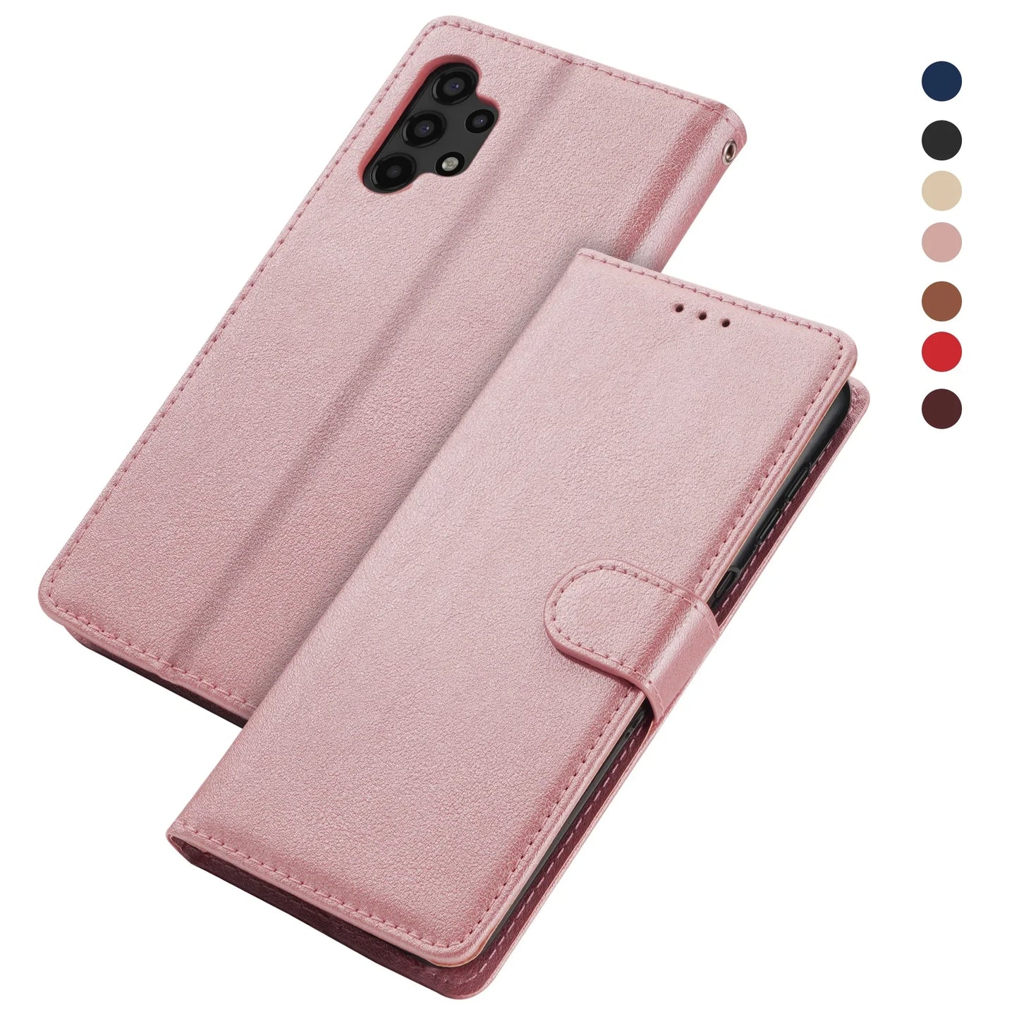 Étui portefeuille en cuir pour Huawei
