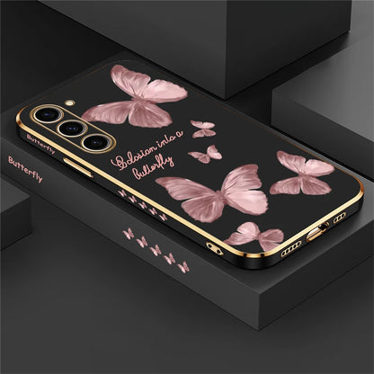 Étui de téléphone papillon pour Samsung Galaxy