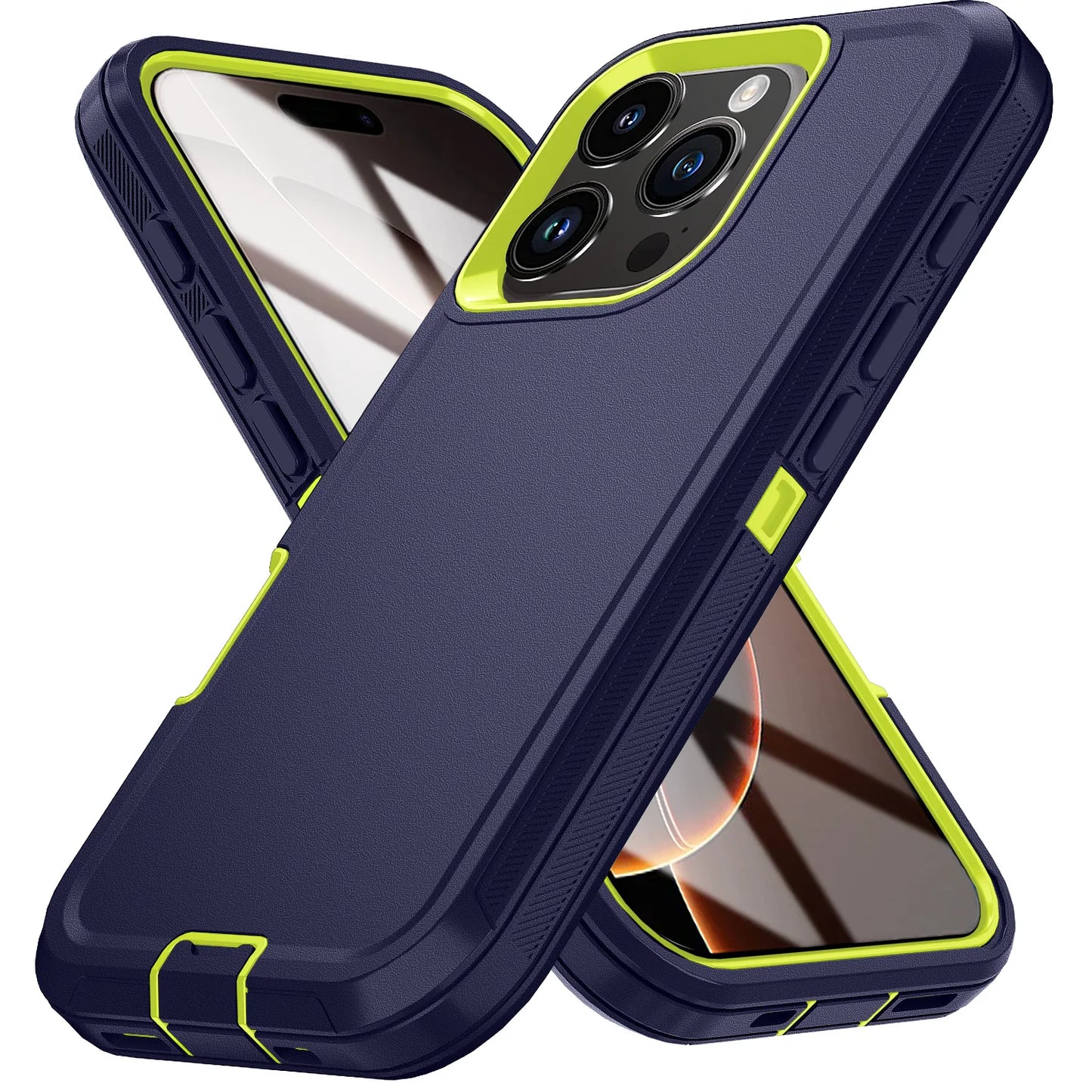 Coque de protection antichoc pour iPhone avec support