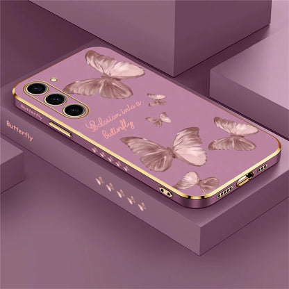 Étui de téléphone papillon pour Samsung Galaxy