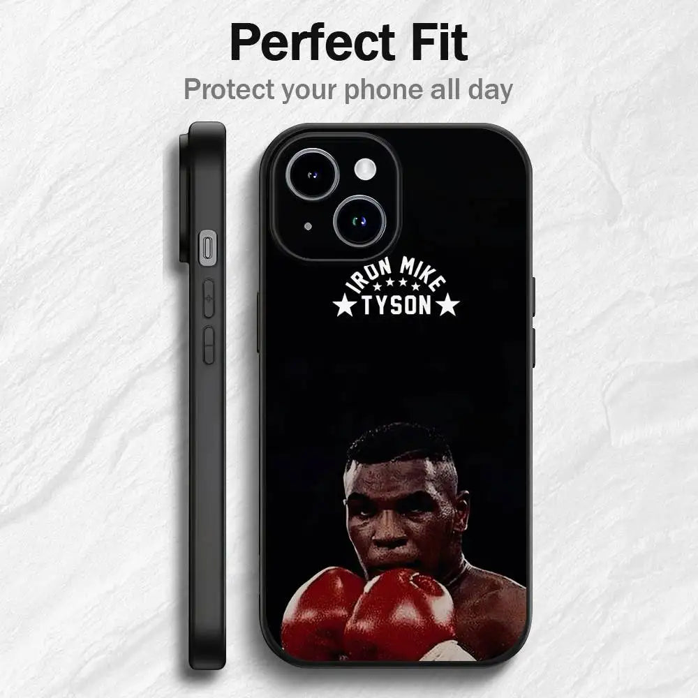 Coque de téléphone M-Mike Tyson Boxer pour iPhone