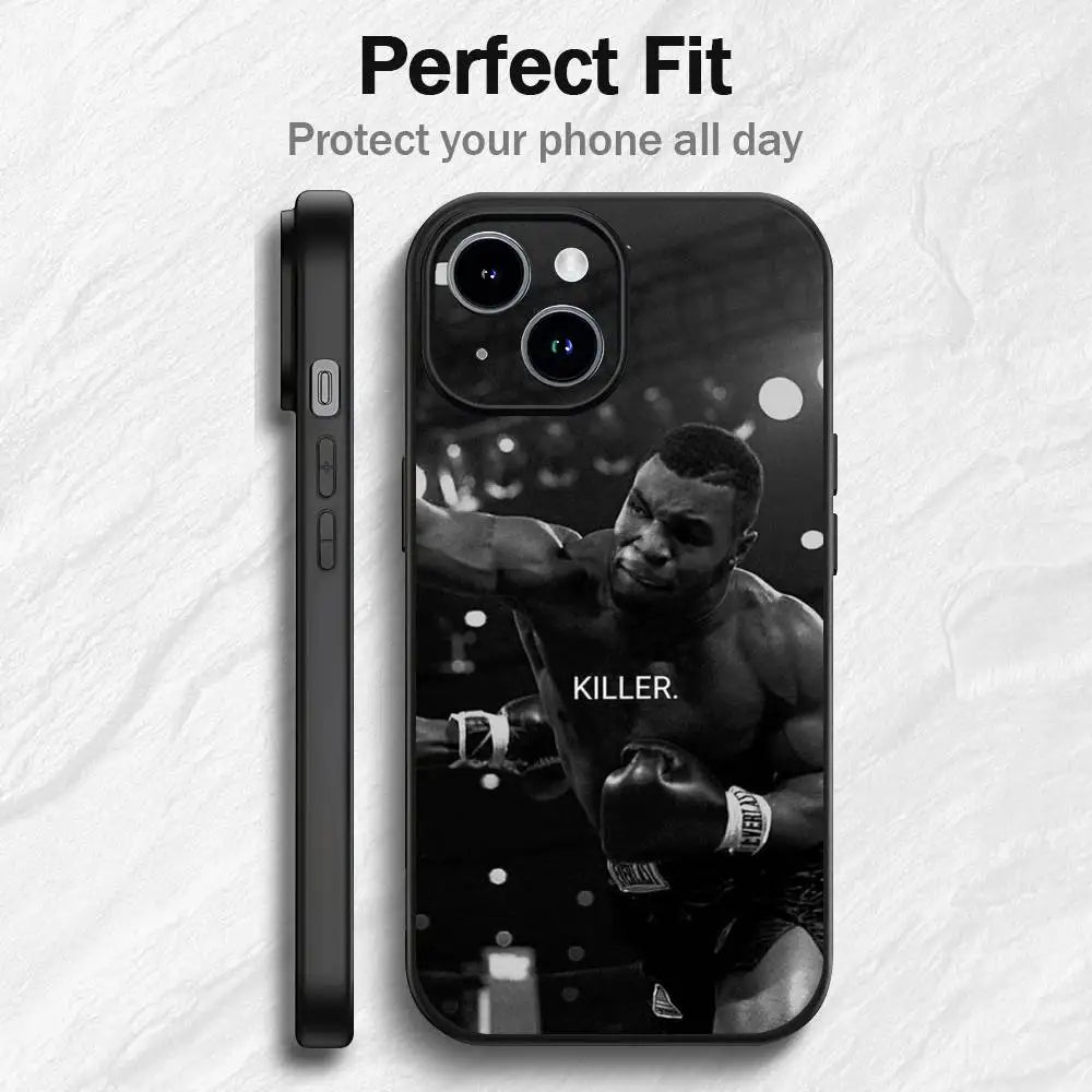 Coque de téléphone M-Mike Tyson Boxer pour iPhone