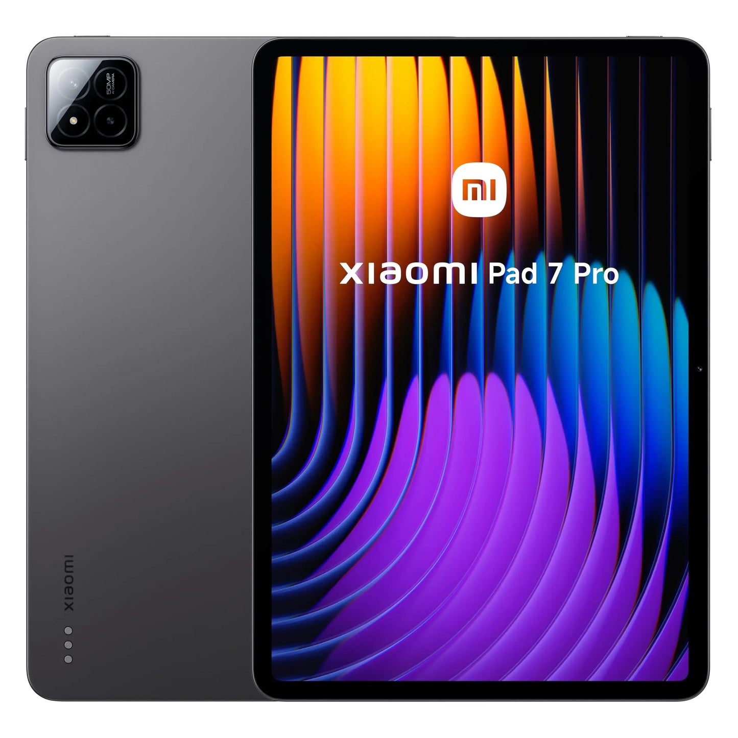 Tablette Xiaomi Pad 7 Pro grise avec écran coloré et triple caméra arrière 50 MP