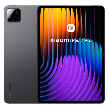 Tablette Xiaomi Pad 7 Pro grise avec écran coloré et triple caméra arrière 50 MP