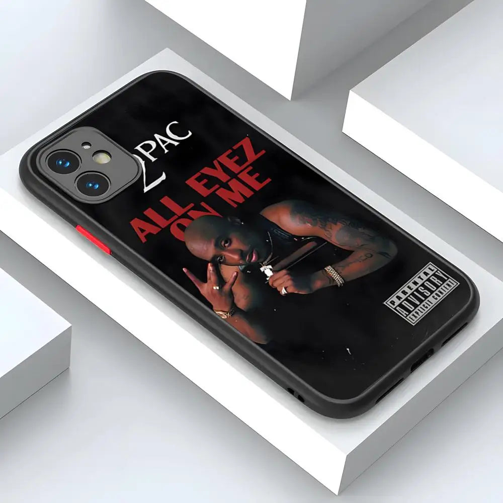 Coque de téléphone à l'effigie du rappeur 2Pac