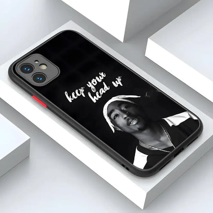 Coque de téléphone à l'effigie du rappeur 2Pac