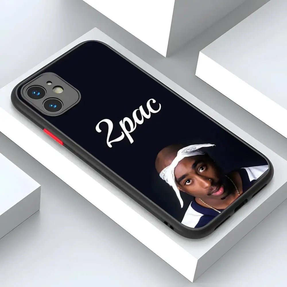 Coque de téléphone à l'effigie du rappeur 2Pac