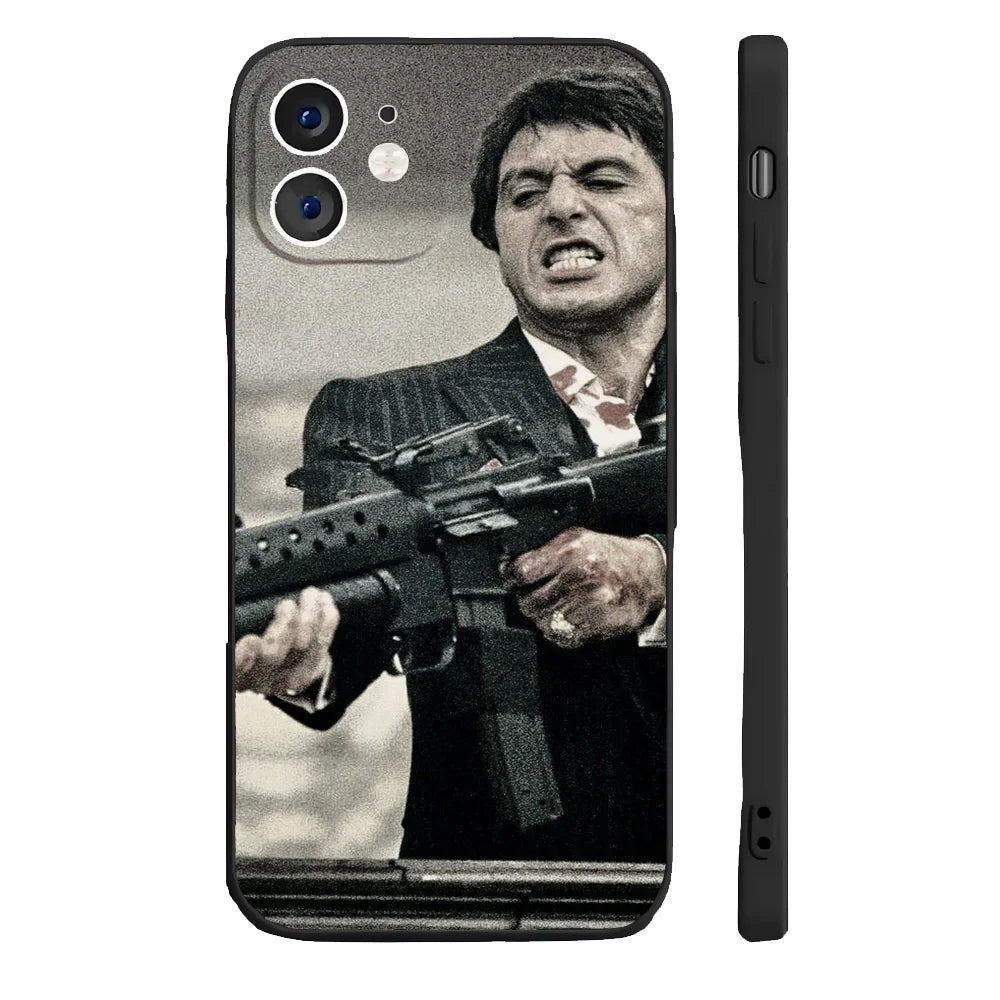Coque de téléphone T-Tony M-Montana S-Scarface pour iPhone