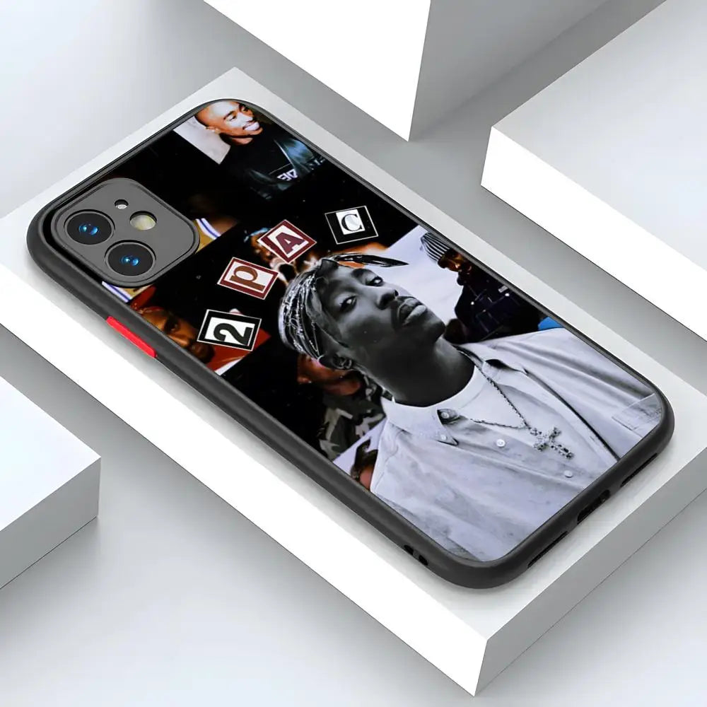 Coque de téléphone à l'effigie du rappeur 2Pac