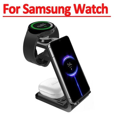 Wireless charging stand for iPhone, Apple Watch and Samsung Galaxy