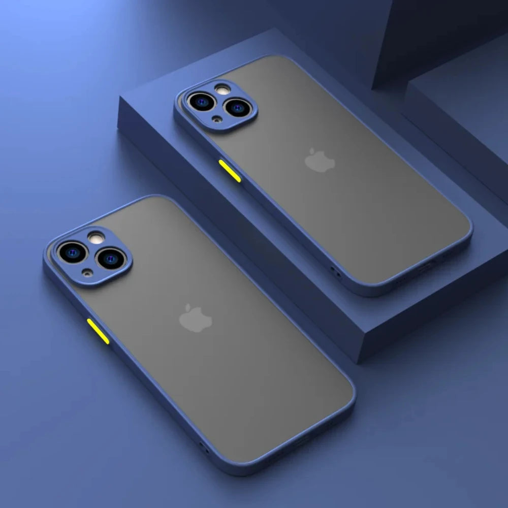Coque mate antichoc pour iPhone