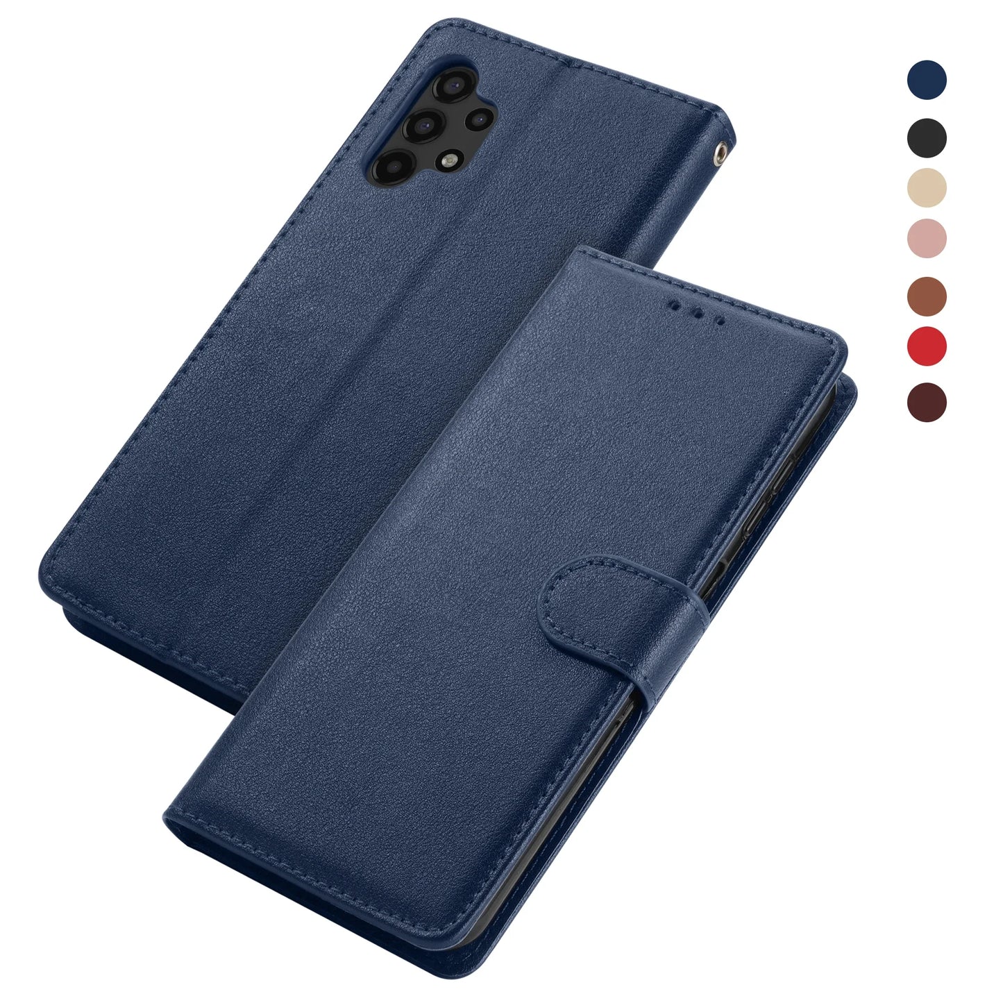 Étui portefeuille en cuir pour Huawei