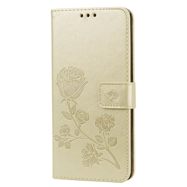 Étui portefeuille en cuir pour Huawei