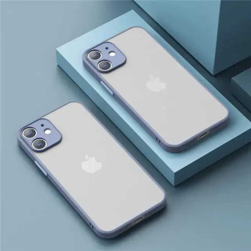Coque mate antichoc pour iPhone