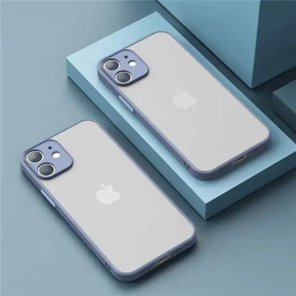 Coque mate antichoc pour iPhone